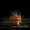 clear thick bottom whiskey glass cup wine glasses